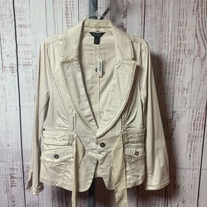 White House Black Market Belted Jacket - new with tags